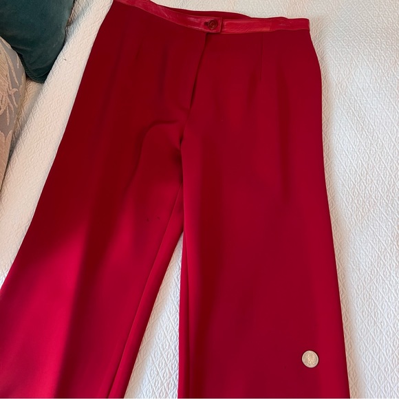 MANIGANCE Leather Waist Trousers - Picture 11 of 16